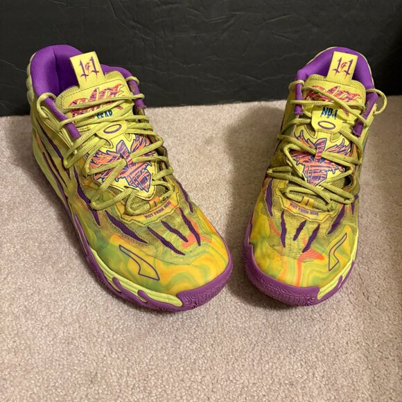 Puma Lemelo Ball MB.03 Spark Basketball Shoes Men's Size 13 379898-01 - Picture 2 of 12